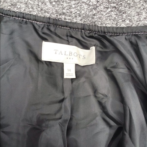 Talbots buttoned front closure wool jacket. - Picture 3 of 4